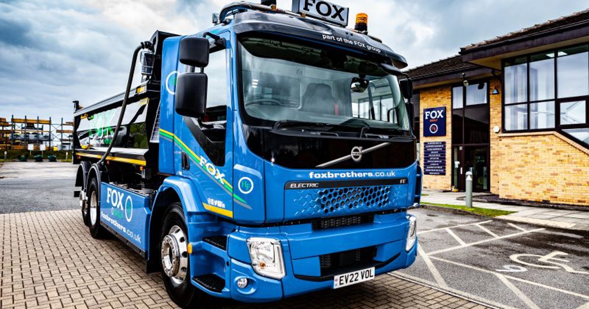 Fox Group on a charge: the UK’s first electric tipper trucks enter operation in the North West